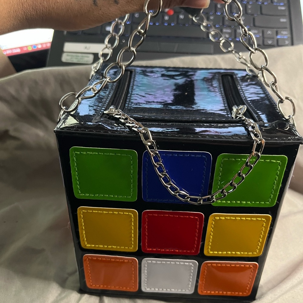 Rubix cube hand bag/crossbody